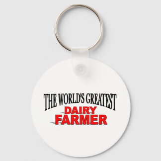 The World's Greatest Dairy Farmer Key Ring