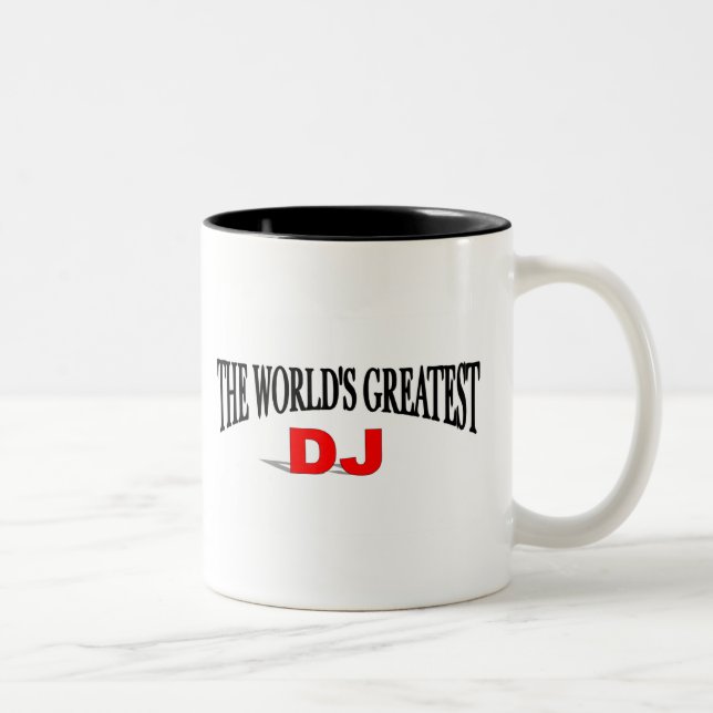 The World's Greatest DJ Two-Tone Coffee Mug (Right)
