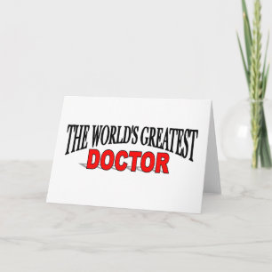 The World's Greatest Doctor Card
