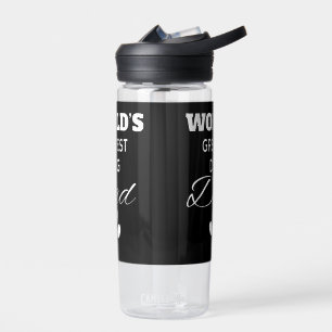 The World's Greatest DOG Dad T Shirt, Love my Dog Water Bottle
