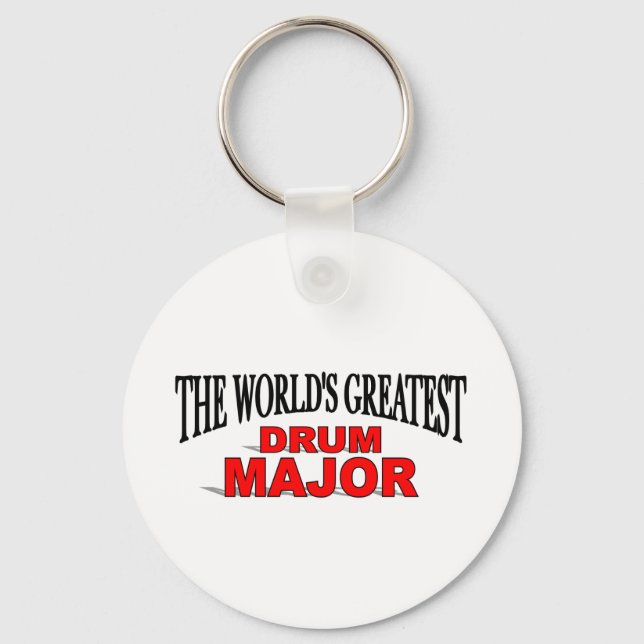 The World's Greatest Drum Major Key Ring (Front)