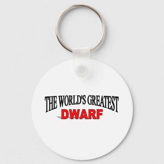 The World's Greatest Dwarf Key Ring (Front)