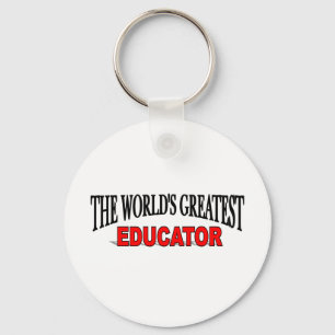 The World's Greatest Educator Key Ring