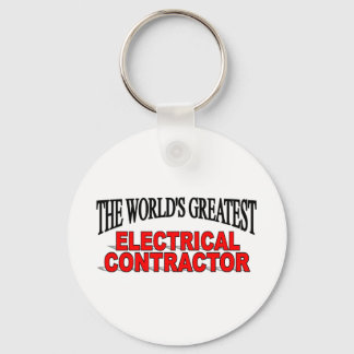 The World's Greatest Electrical Contractor Key Ring