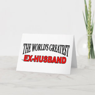 The World's Greatest Ex-Husband Card