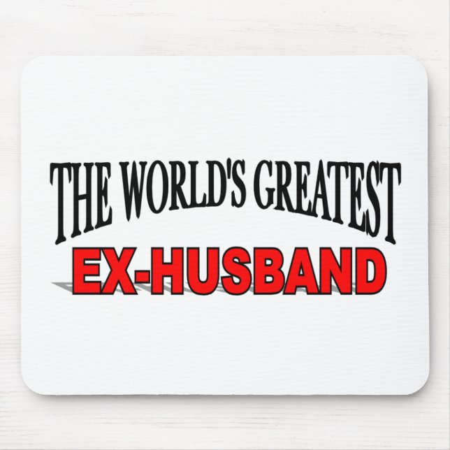The World's Greatest Ex-Husband Mouse Mat (Front)
