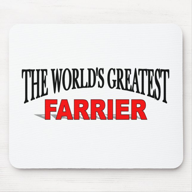The World's Greatest Farrier Mouse Mat (Front)