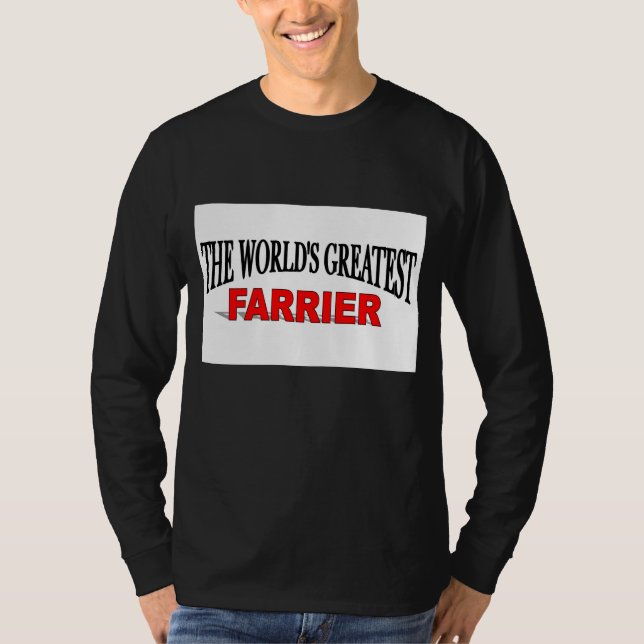 The World's Greatest Farrier T-Shirt (Front)