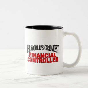 The World's Greatest Financial Controller Two-Tone Coffee Mug