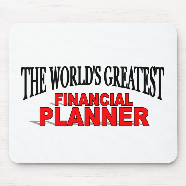 The World's Greatest Financial Planner Mouse Mat (Front)
