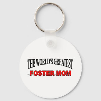 The World's Greatest Foster Mum Key Ring