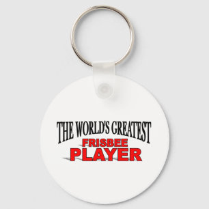 The World's Greatest Frisbee Player Key Ring