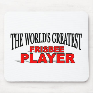 The World's Greatest Frisbee Player Mouse Mat