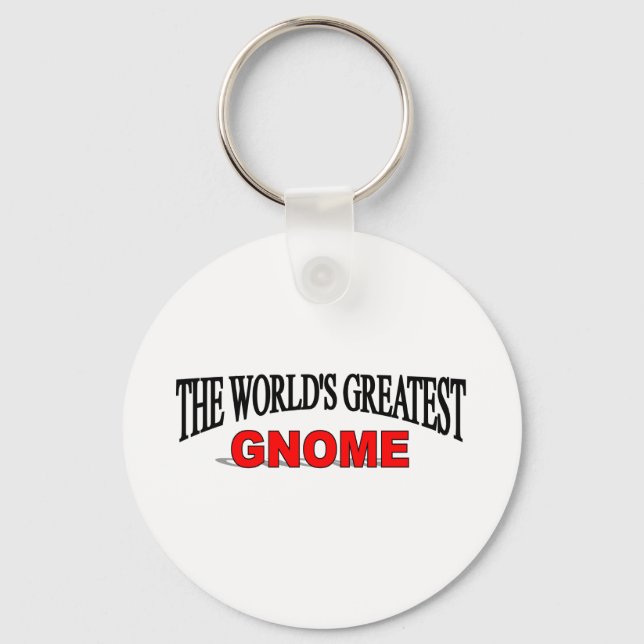 The World's Greatest Gnome Key Ring (Front)