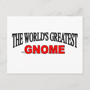 The World's Greatest Gnome Postcard