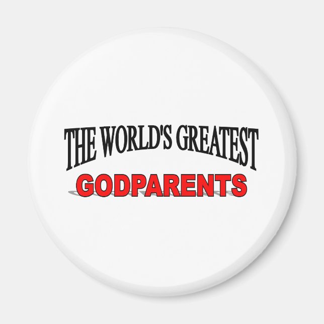 The World's Greatest God Parents Magnet (Front)