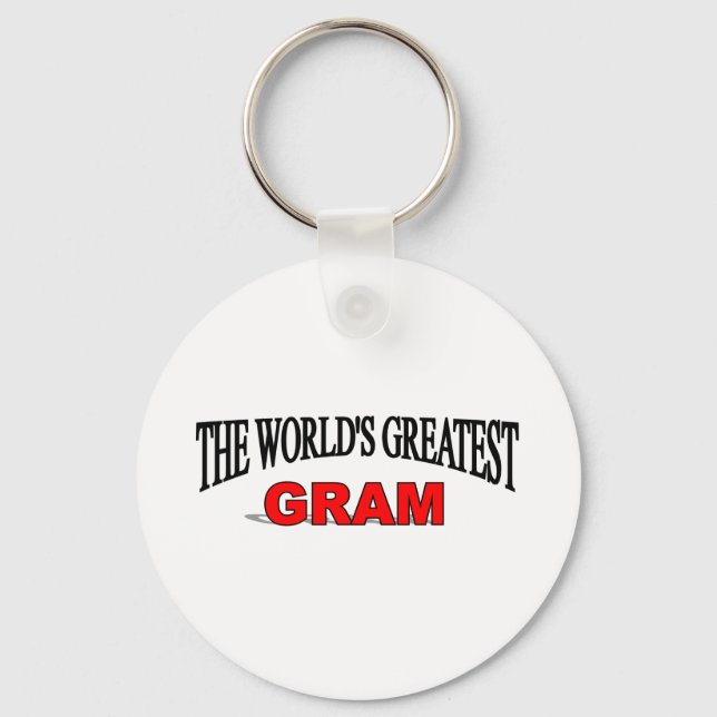 The World's Greatest Gram Key Ring (Front)