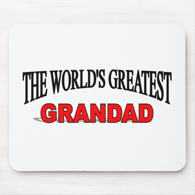 The World's Greatest Grandad Mouse Mat (Front)