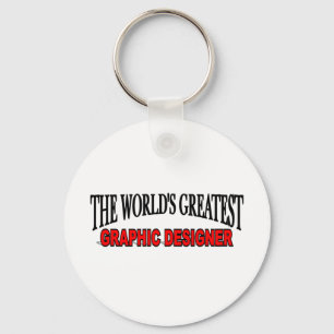 The World's Greatest Graphic Designer Key Ring