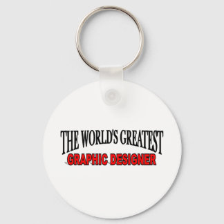 The World's Greatest Graphic Designer Key Ring