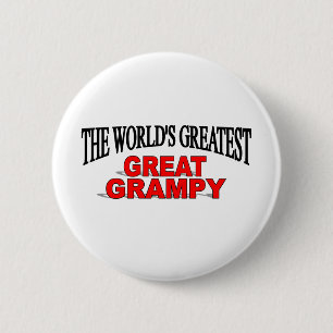 The World's Greatest Great Grampy 6 Cm Round Badge