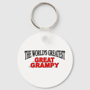 The World's Greatest Great Grampy Key Ring