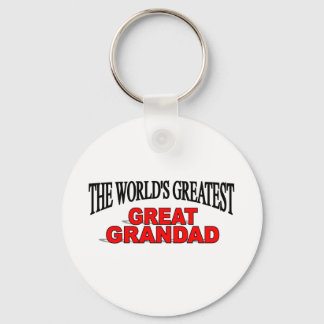 The World's Greatest Great Grandad Key Ring