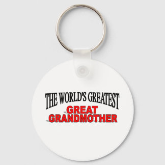 The World's Greatest Great Grandmother Key Ring