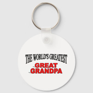 The World's Greatest Great Grandpa Key Ring