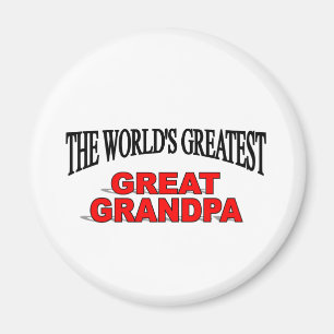 The World's Greatest Great Grandpa Magnet