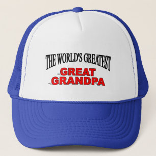 The World's Greatest Great Grandpa Trucker Hat