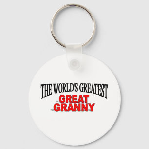The World's Greatest Great Granny Key Ring
