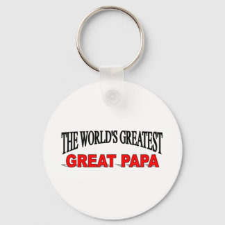 The Worlds Greatest Great Papa Key Ring