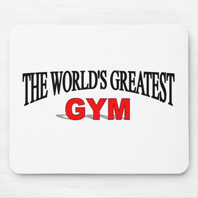 The World's Greatest Gym Mouse Mat (Front)