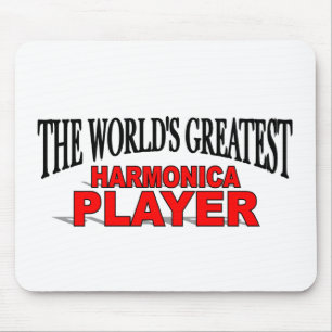 The World's Greatest Harmonica Player Mouse Mat