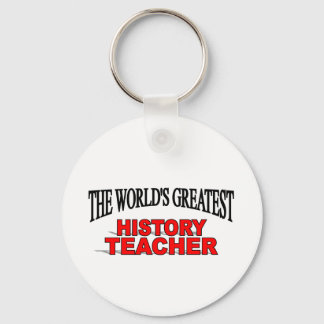The World's Greatest History Teacher Key Ring
