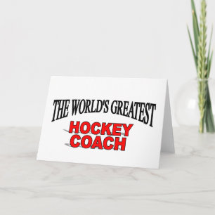 The World's Greatest Hockey Coach Card