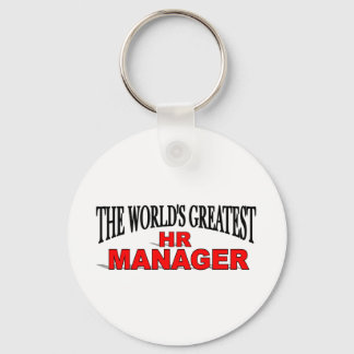 The World's Greatest HR Manager Key Ring