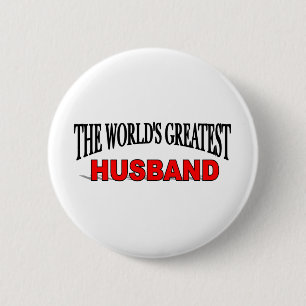 The World's Greatest Husband 6 Cm Round Badge