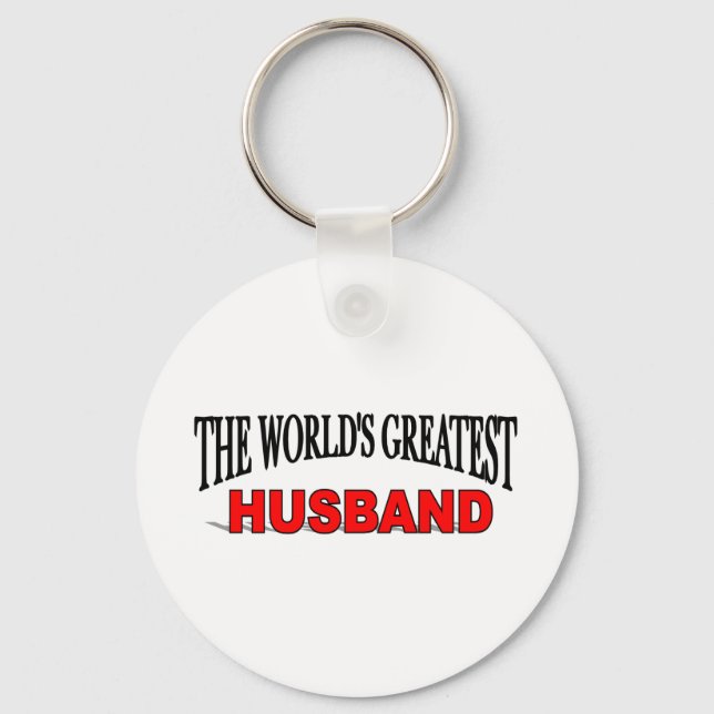 The World's Greatest Husband Key Ring (Front)