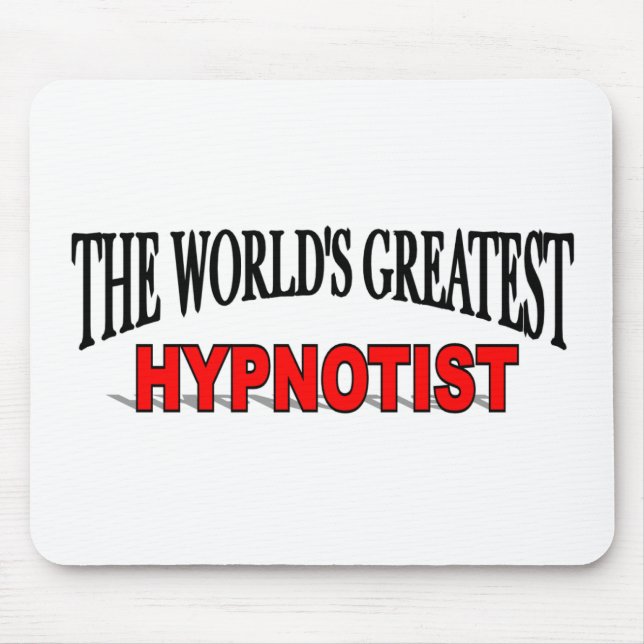 The World's Greatest Hypnotist Mouse Mat (Front)