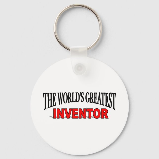 The World's Greatest Inventor Key Ring (Front)