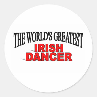The World's Greatest Irish Dancer Classic Round Sticker