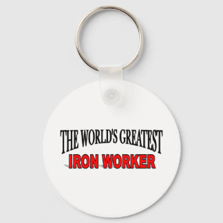 The World's Greatest Iron Worker Key Ring