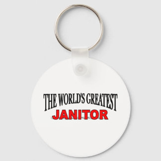 The World's Greatest Janitor Key Ring