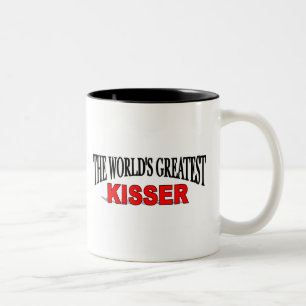 The World's Greatest Kisser Two-Tone Coffee Mug