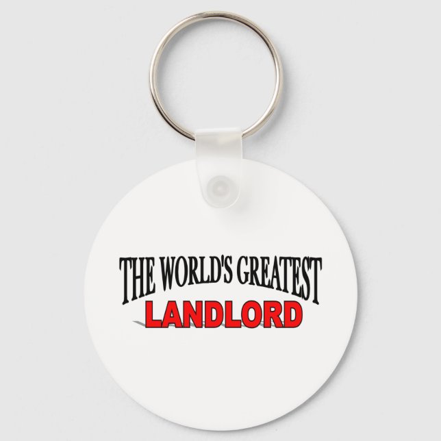 The World's Greatest Landlord Key Ring (Front)