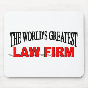 The World's Greatest Law Firm Mouse Mat
