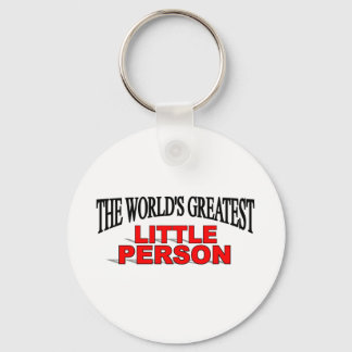 The World's Greatest Little Person Key Ring