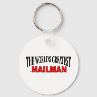 The World's Greatest Mailman Key Ring
